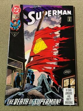 DC Comics Superman Poster – Red, Yellow, Black, Purple